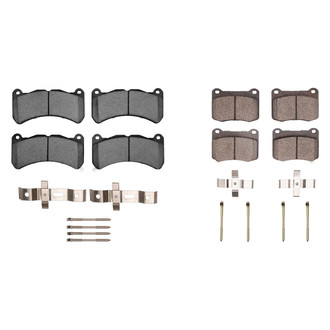 R1 Concepts® - Semi-Metallic Semi-Metallic Front and Rear Brake Pad Set
