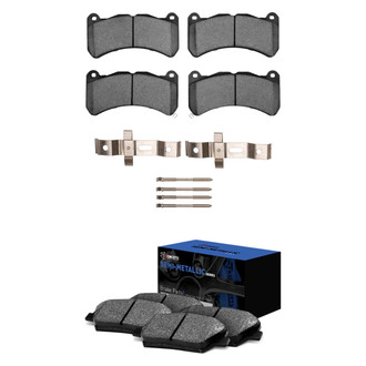 R1 Concepts® - Semi-Metallic Front and Rear Brake Pad Set