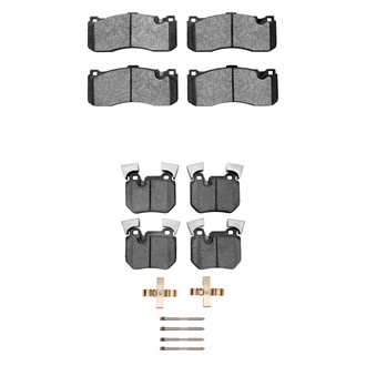 R1 Concepts® - Semi-Metallic Semi-Metallic Front and Rear Brake Pad Set