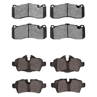R1 Concepts® - Semi-Metallic Semi-Metallic Front and Rear Brake Pad Set