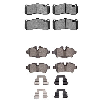 R1 Concepts® - Semi-Metallic Semi-Metallic Front and Rear Brake Pad Set