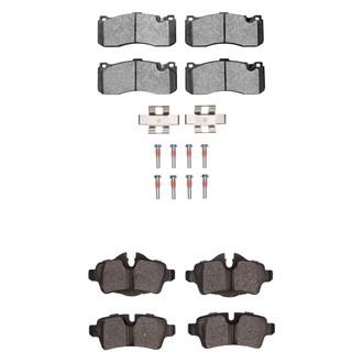 R1 Concepts® - Semi-Metallic Semi-Metallic Front and Rear Brake Pad Set