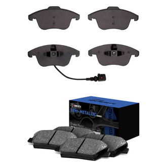 R1 Concepts® - Semi-Metallic Front and Rear Brake Pad Set