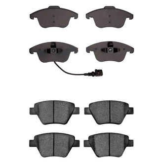R1 Concepts® - Semi-Metallic Front and Rear Brake Pad Set