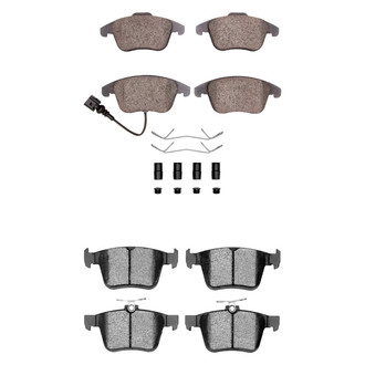 R1 Concepts® - Semi-Metallic Semi-Metallic Front and Rear Brake Pad Set