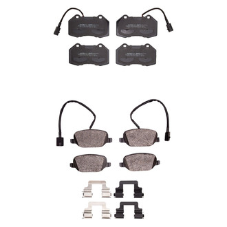 R1 Concepts® - Semi-Metallic Semi-Metallic Front and Rear Brake Pad Set
