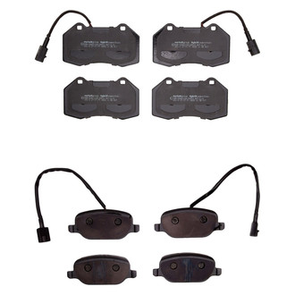 R1 Concepts® - Semi-Metallic Semi-Metallic Front and Rear Brake Pad Set
