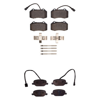 R1 Concepts® - Semi-Metallic Semi-Metallic Front and Rear Brake Pad Set
