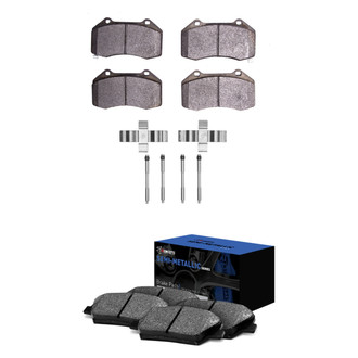 R1 Concepts® - Semi-Metallic Front and Rear Brake Pad Set