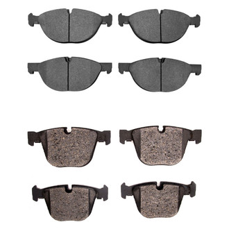 R1 Concepts® - Semi-Metallic Semi-Metallic Front and Rear Brake Pad Set