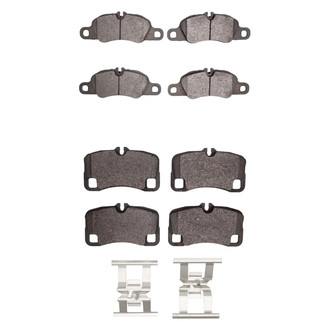 R1 Concepts® - Semi-Metallic Semi-Metallic Front and Rear Brake Pad Set