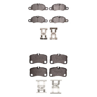 R1 Concepts® - Semi-Metallic Semi-Metallic Front and Rear Brake Pad Set