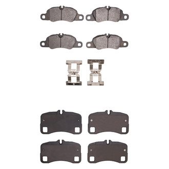 R1 Concepts® - Semi-Metallic Semi-Metallic Front and Rear Brake Pad Set