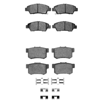 R1 Concepts® - Semi-Metallic Front and Rear Brake Pad Set
