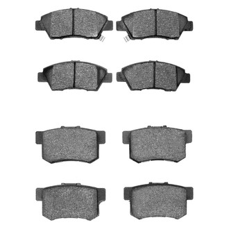 R1 Concepts® - Semi-Metallic Front and Rear Brake Pad Set