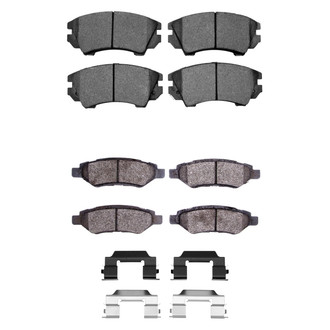 R1 Concepts® - Semi-Metallic Semi-Metallic Front and Rear Brake Pad Set