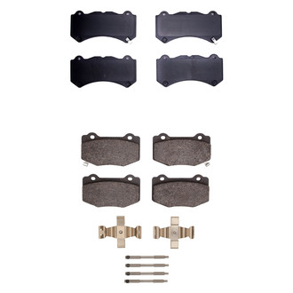 R1 Concepts® - Semi-Metallic Semi-Metallic Front and Rear Brake Pad Set