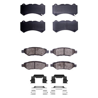 R1 Concepts® - Semi-Metallic Semi-Metallic Front and Rear Brake Pad Set