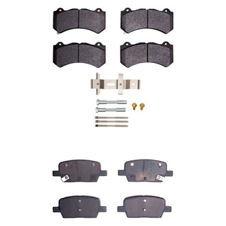 R1 Concepts® - Semi-Metallic Semi-Metallic Front and Rear Brake Pad Set