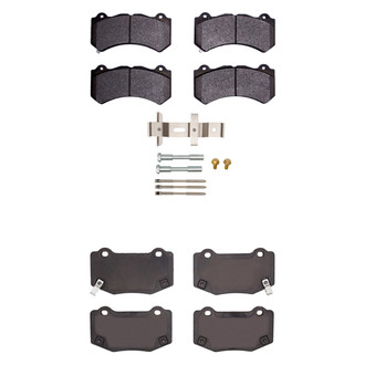 R1 Concepts® - Semi-Metallic Semi-Metallic Front and Rear Brake Pad Set
