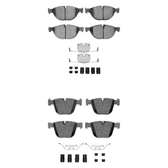 R1 Concepts® - Semi-Metallic Semi-Metallic Front and Rear Brake Pad Set