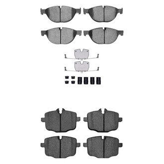 R1 Concepts® - Semi-Metallic Semi-Metallic Front and Rear Brake Pad Set