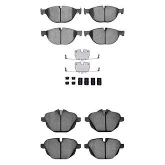 R1 Concepts® - Semi-Metallic Semi-Metallic Front and Rear Brake Pad Set