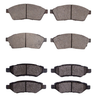 R1 Concepts® - Semi-Metallic Front and Rear Brake Pad Set