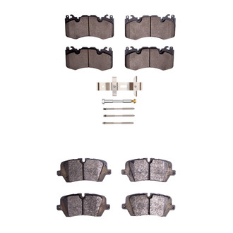 R1 Concepts® - Semi-Metallic Semi-Metallic Front and Rear Brake Pad Set