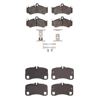 R1 Concepts® - Semi-Metallic Semi-Metallic Front and Rear Brake Pad Set