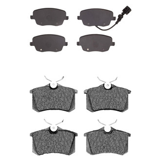 R1 Concepts® - Semi-Metallic Front and Rear Brake Pad Set