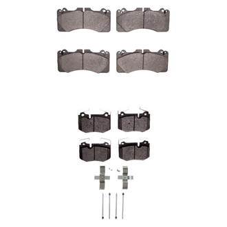R1 Concepts® - Semi-Metallic Semi-Metallic Front and Rear Brake Pad Set
