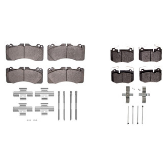 R1 Concepts® - Semi-Metallic Semi-Metallic Front and Rear Brake Pad Set