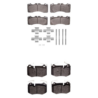R1 Concepts® - Semi-Metallic Semi-Metallic Front and Rear Brake Pad Set