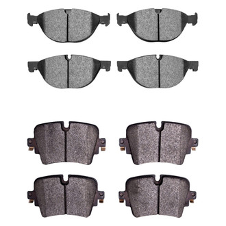 R1 Concepts® - Semi-Metallic Front and Rear Brake Pad Set