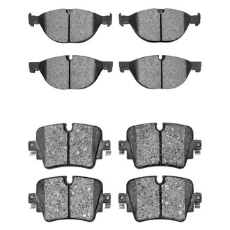 R1 Concepts® - Semi-Metallic Front and Rear Brake Pad Set