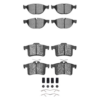 R1 Concepts® - Semi-Metallic Semi-Metallic Front and Rear Brake Pad Set