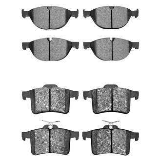 R1 Concepts® - Semi-Metallic Semi-Metallic Front and Rear Brake Pad Set