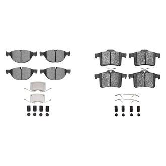 R1 Concepts® - Semi-Metallic Semi-Metallic Front and Rear Brake Pad Set