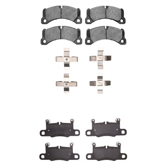 R1 Concepts® - Semi-Metallic Semi-Metallic Front and Rear Brake Pad Set