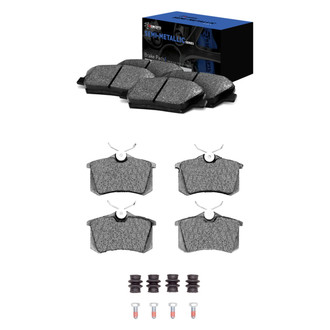 R1 Concepts® - Semi-Metallic Front and Rear Brake Pad Set