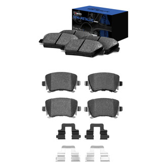 R1 Concepts® - Semi-Metallic Semi-Metallic Front and Rear Brake Pad Set