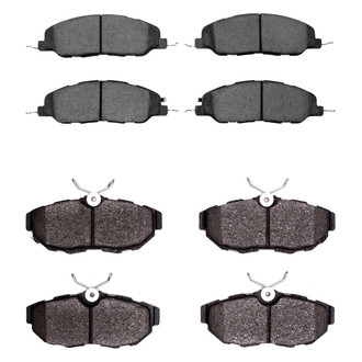 R1 Concepts® - Semi-Metallic Front and Rear Brake Pad Set