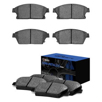 R1 Concepts® - Semi-Metallic Front and Rear Brake Pad Set