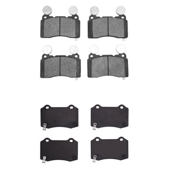 R1 Concepts® - Semi-Metallic Semi-Metallic Front and Rear Brake Pad Set