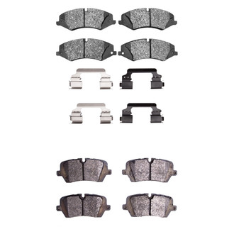R1 Concepts® - Semi-Metallic Semi-Metallic Front and Rear Brake Pad Set