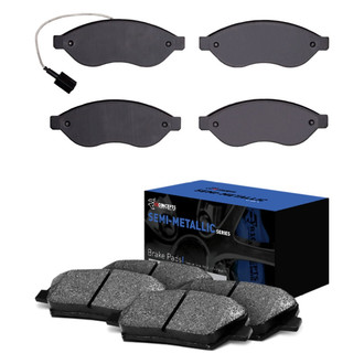 R1 Concepts® - Semi-Metallic Semi-Metallic Front and Rear Brake Pad Set