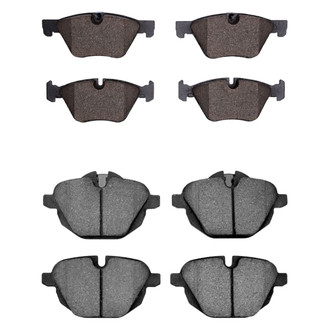 R1 Concepts® - Semi-Metallic Semi-Metallic Front and Rear Brake Pad Set