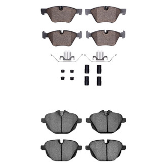 R1 Concepts® - Semi-Metallic Semi-Metallic Front and Rear Brake Pad Set