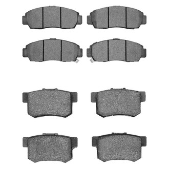 R1 Concepts® - Semi-Metallic Front and Rear Brake Pad Set